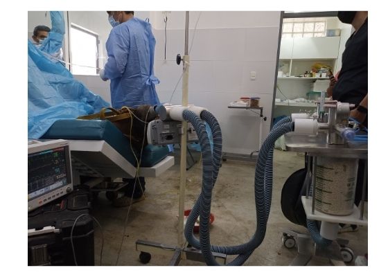 Máquina de Anestesia para Caballo